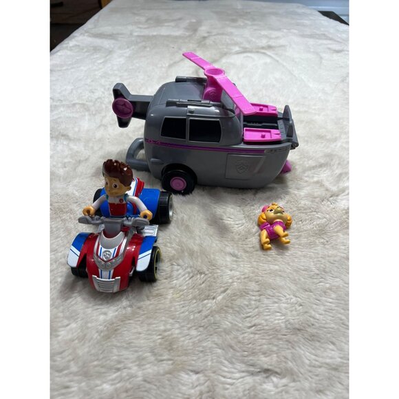 Paw Patrol Skyes Helicopter & Rider Figure Set - Picture 8 of 8